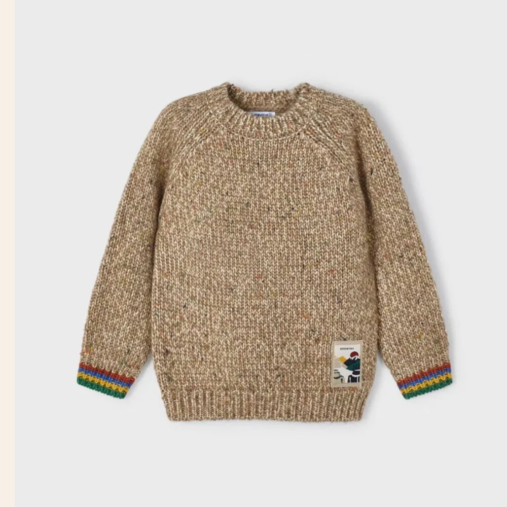 Mayoral Crew Neck Knit Sweater